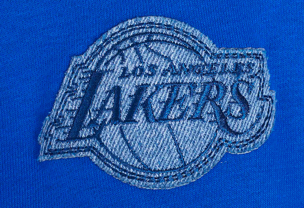 NBA LOS ANGELES LAKERS VARSITY BLUES WOMEN'S CREWNECK (ROYAL BLUE)