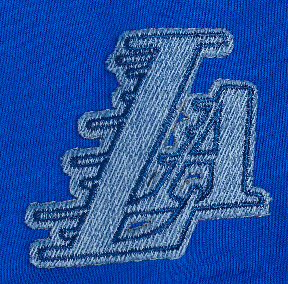 NBA LOS ANGELES LAKERS VARSITY BLUES WOMEN'S CREWNECK (ROYAL BLUE)