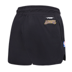 NBA LOS ANGELES LAKERS SCRIPT TAIL SHORT EN FILET POUR FEMME (NOIR)