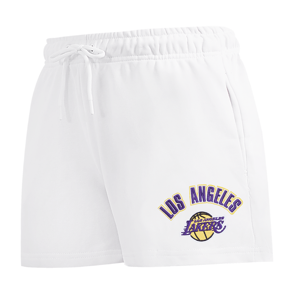 NBA LOS ANGELES LAKERS CLASSIC WOMEN'S SHORT (WHITE)