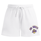 NBA LOS ANGELES LAKERS CLASSIC WOMEN'S SHORT (WHITE)