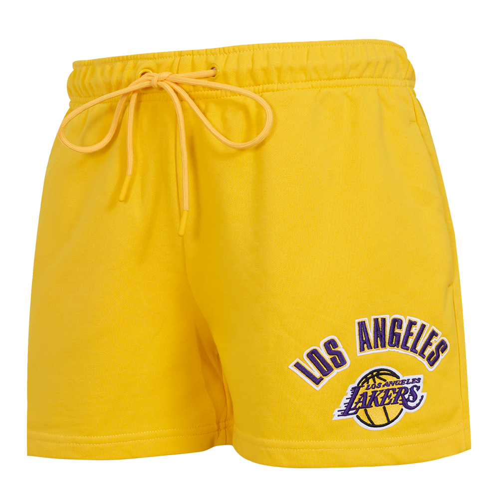 NBA LOS ANGELES LAKERS CLASSIC WOMEN'S SHORT (YELLOW)