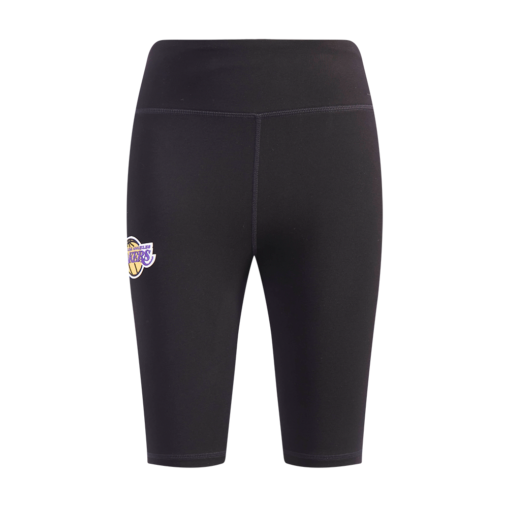 NBA LOS ANGELES LAKERS CLASSIC WOMEN'S COTTON BIKE SHORT (BLACK)