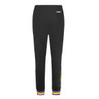 NBA LOS ANGELES LAKERS CREST EMBLEM PANTALON OUATÉ EN MOLLETON CÔTELÉ POUR FEMME (NOIR/VIOLET)