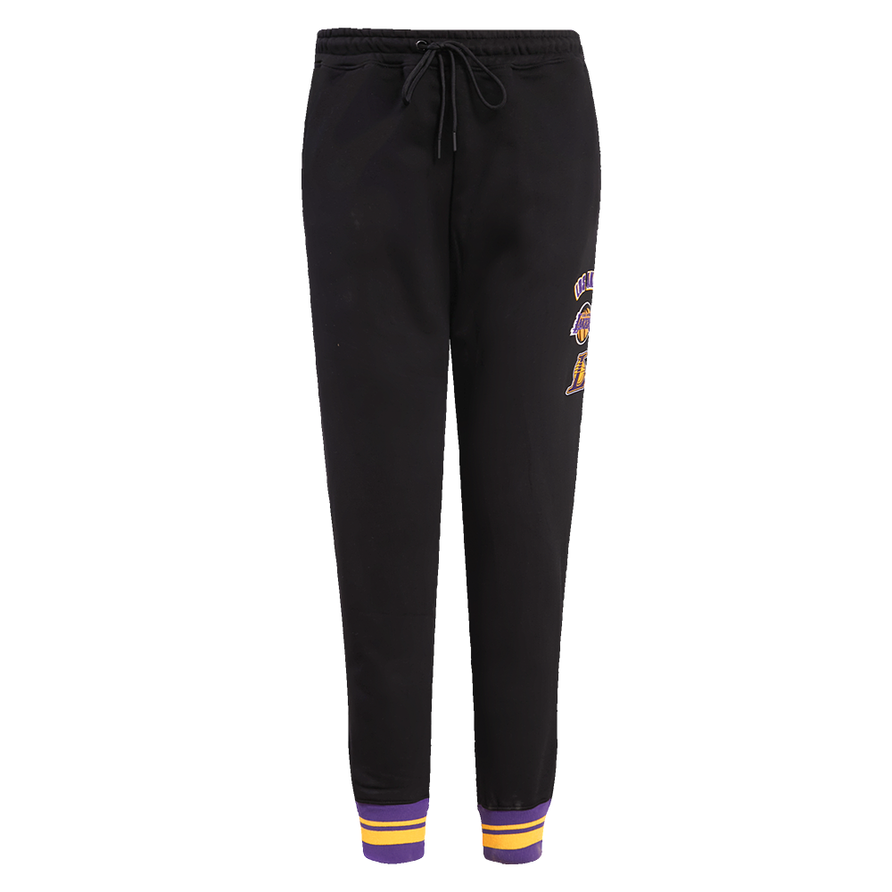 NBA LOS ANGELES LAKERS RETRO CLASSIC WOMEN'S SWEATPANT (BLACK/PURPLE/YELLOW)