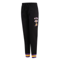 NBA LOS ANGELES LAKERS RETRO CLASSIC WOMEN'S SWEATPANT (BLACK/PURPLE/YELLOW)