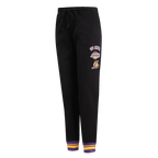 NBA LOS ANGELES LAKERS RETRO CLASSIC WOMEN'S SWEATPANT (BLACK/PURPLE/YELLOW)