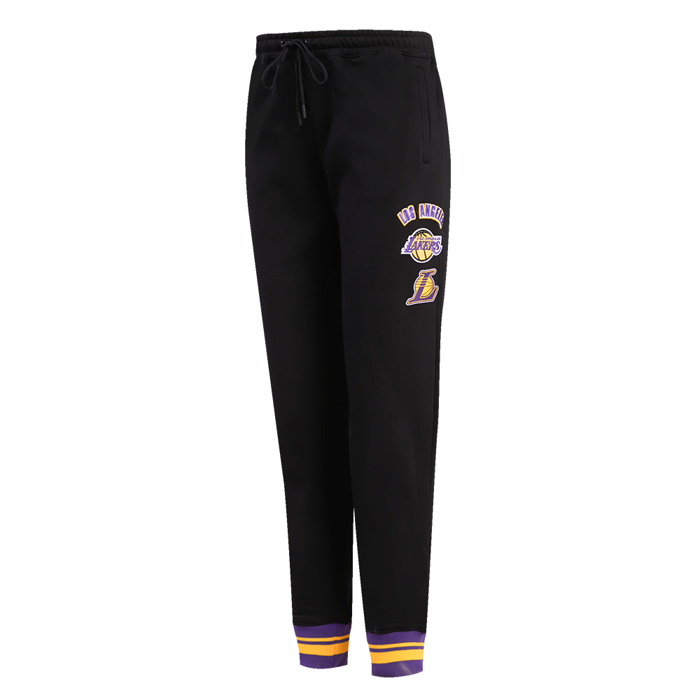 NBA LOS ANGELES LAKERS RETRO CLASSIC WOMEN'S SWEATPANT (BLACK/PURPLE/YELLOW)