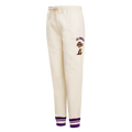 NBA LOS ANGELES LAKERS RETRO CLASSIC WOMEN'S SWEATPANT (EGGSHELL/ PURPLE)