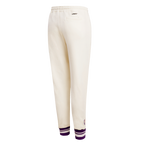 NBA LOS ANGELES LAKERS RETRO CLASSIC WOMEN'S SWEATPANT (EGGSHELL/ PURPLE)