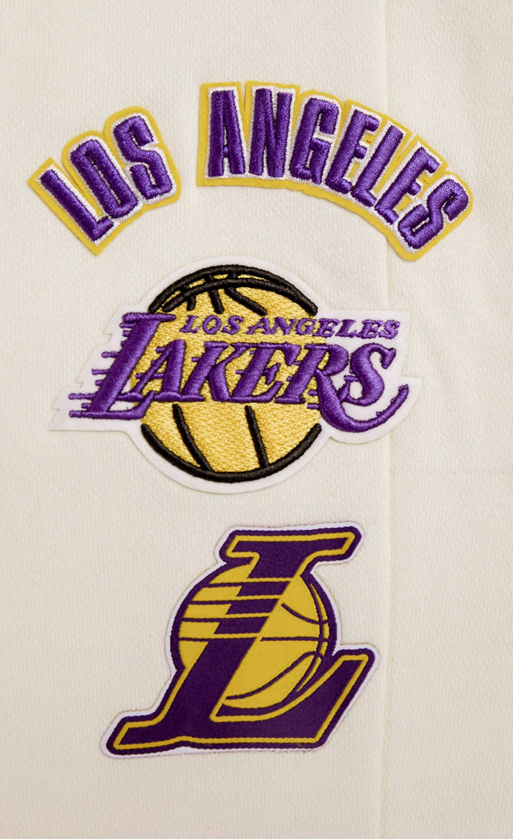 NBA LOS ANGELES LAKERS RETRO CLASSIC WOMEN'S SWEATPANT (EGGSHELL/ PURPLE)