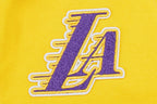 NBA LOS ANGELES LAKERS CLASSIC LITTLE BOY'S FLEECE FULL ZIP HOODIE (YELLOW)
