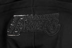 NBA LOS ANGELES LAKERS TRIPLE BLACK LITTLE BOY'S FLEECE PULLOVER HOODIE (BLACK)