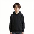 NBA LOS ANGELES LAKERS TRIPLE BLACK LITTLE BOY'S FLEECE PULLOVER HOODIE (BLACK)
