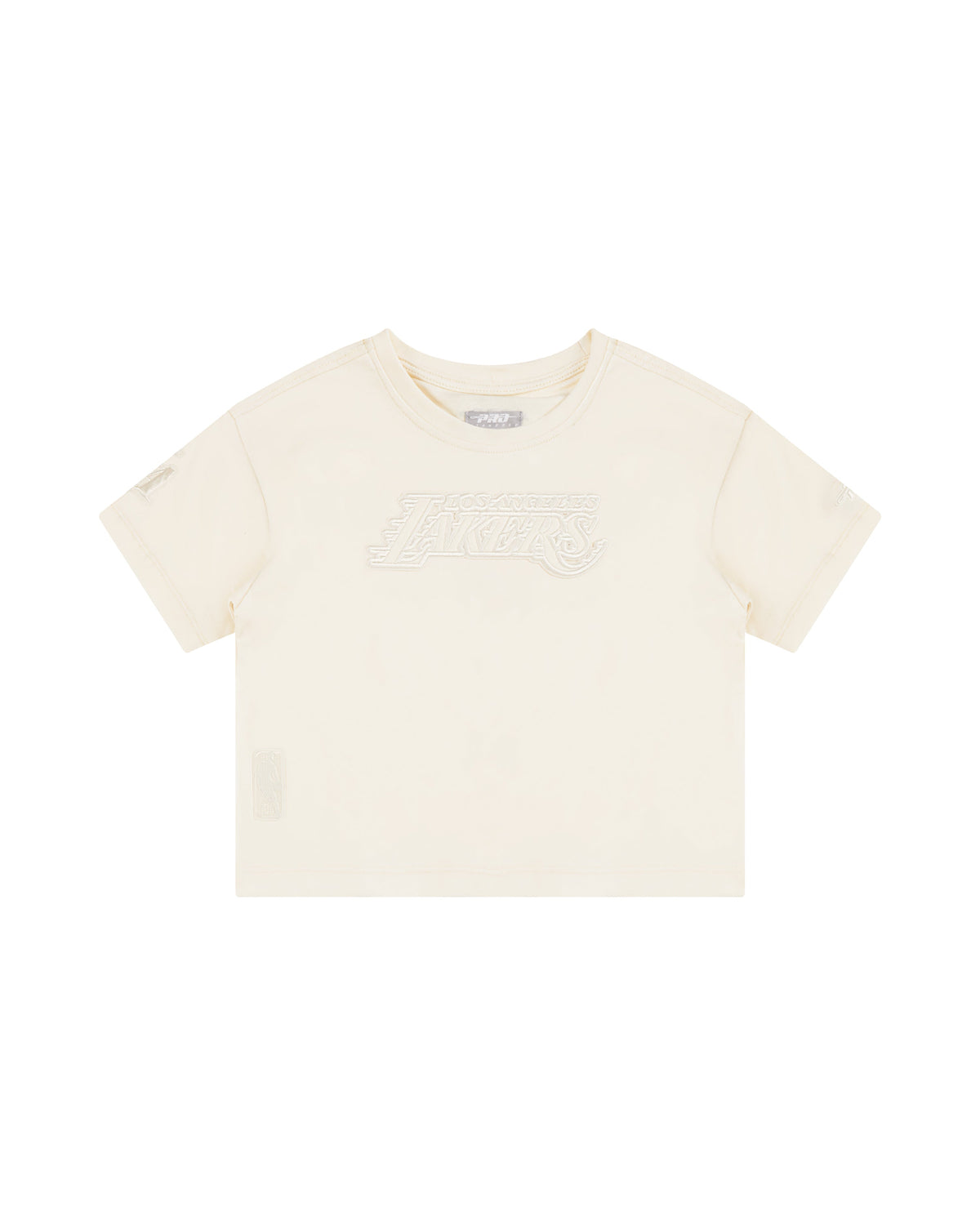 NBA LOS ANGELES LAKERS NEUTRAL T-SHIRT À COUPE CARRÉE À MANCHES COURTES POUR FILLE ENFANT (COQUILLE D'ŒUF)