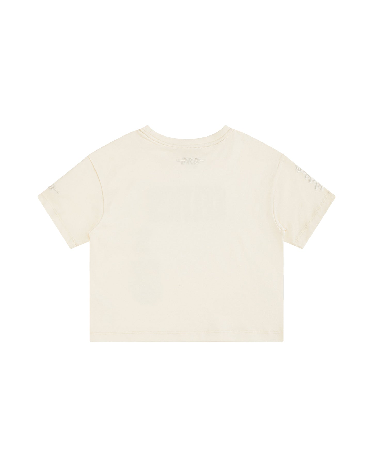 NBA LOS ANGELES LAKERS NEUTRAL LITTLE GIRLS SHORT SLEEVE BOXY TEE (EGGSHELL)