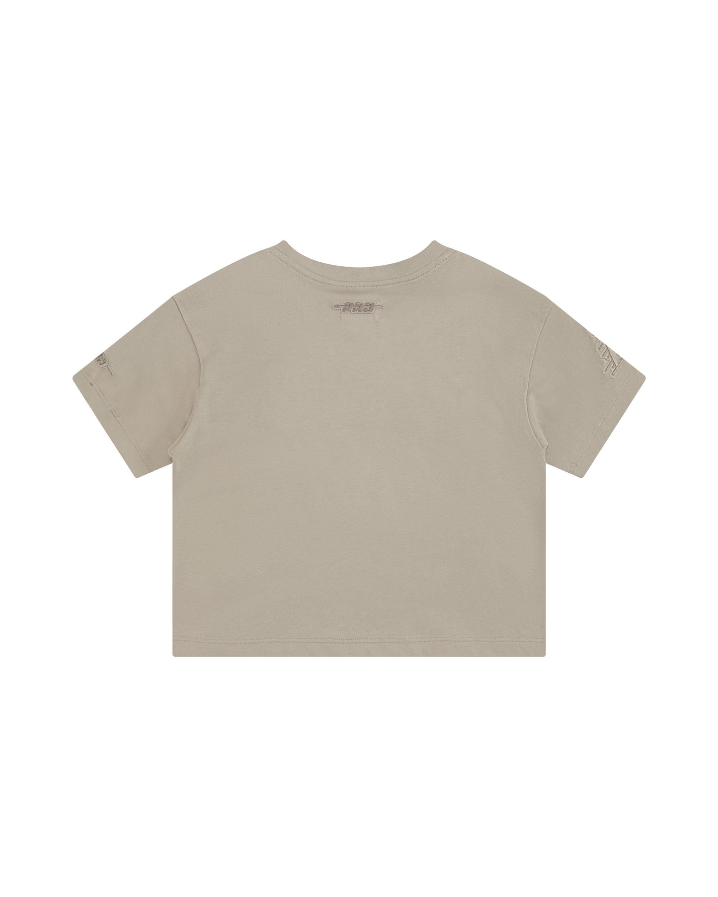 NBA LOS ANGELES LAKERS NEUTRAL LITTLE GIRLS SHORT SLEEVE BOXY TEE (TAUPE)