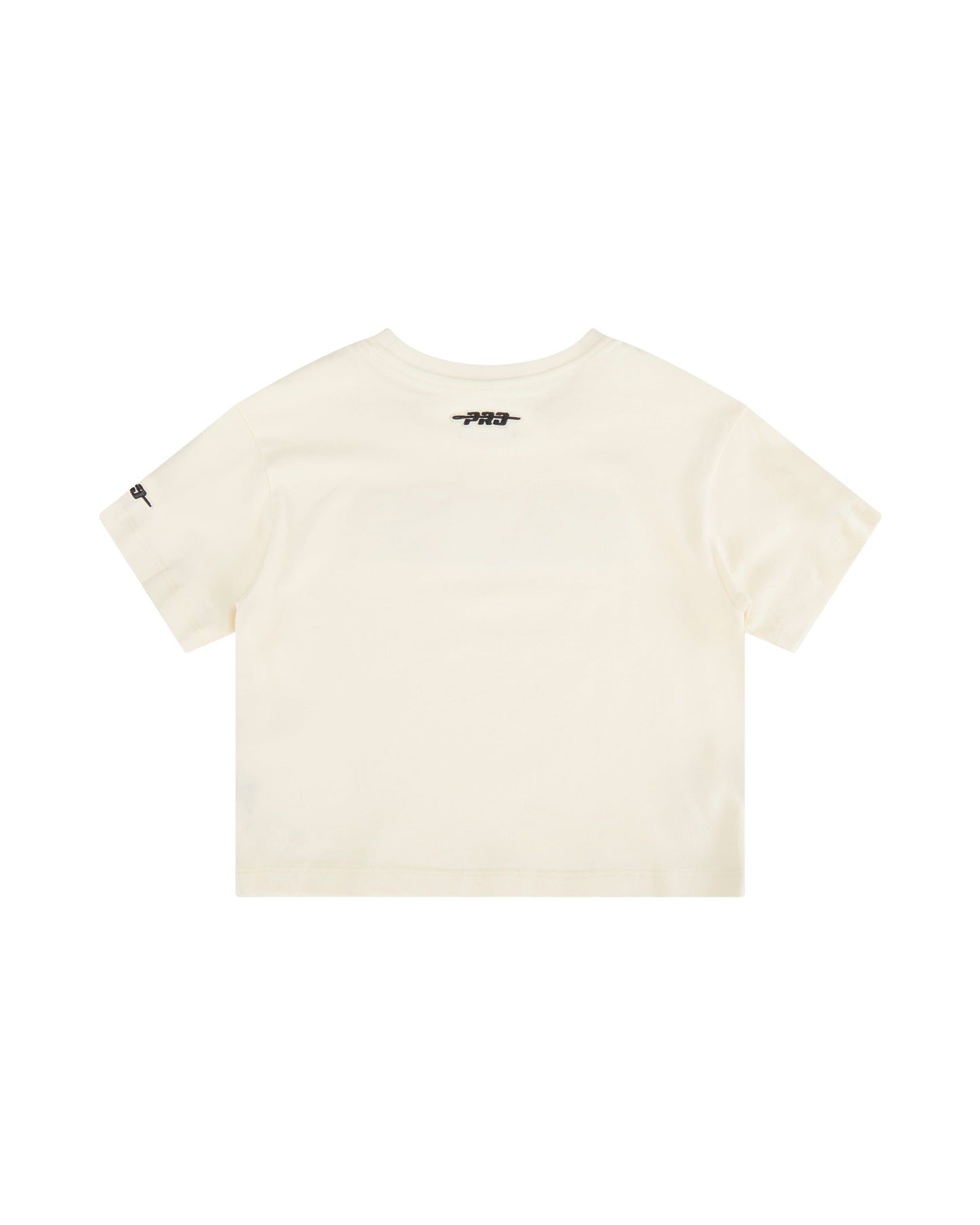 NBA LOS ANGELES LAKERS RETRO CLASSIC LITTLE GIRLS SHORT SLEEVE BOXY TEE (EGGSHELL)