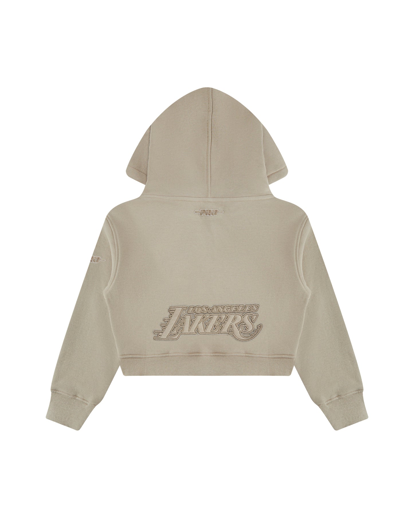 NBA LOS ANGELES LAKERS NEUTRAL LITTLE GIRLS FLEECE PULLOVER HOODIE (TAUPE)