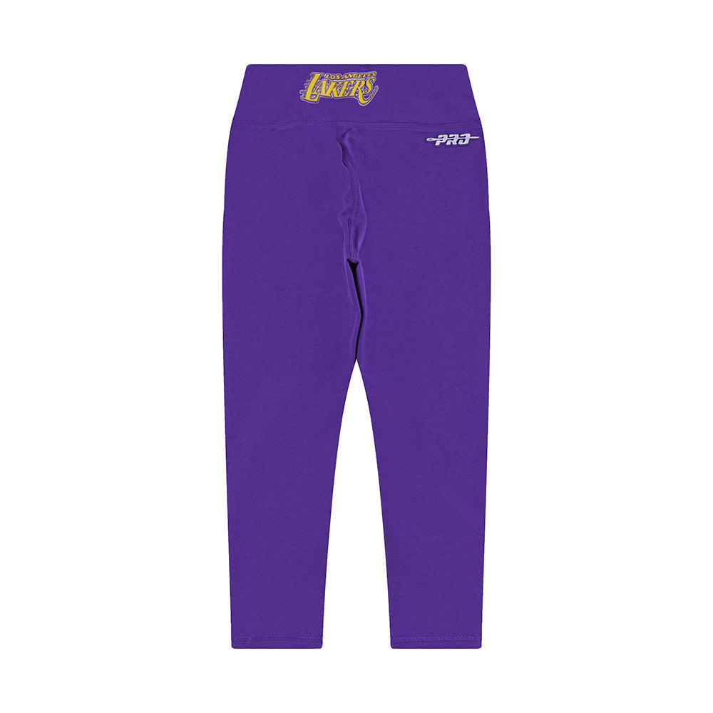 NBA LOS ANGELES LAKERS CLASSIC LITTLE GIRLS LEGGING (PURPLE)
