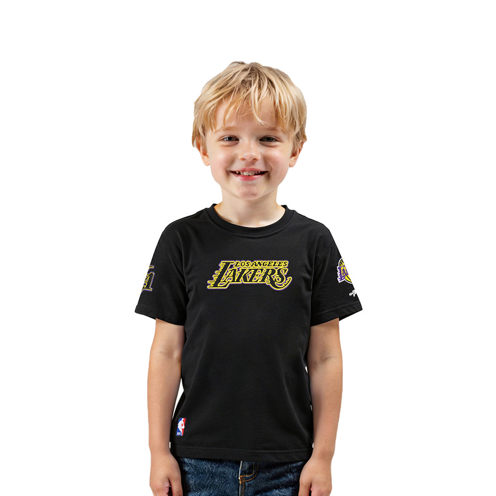 NBA LOS ANGELES LAKERS CLASSIC TODDLER BOY'S SHORT SLEEVE TEE (BLACK)