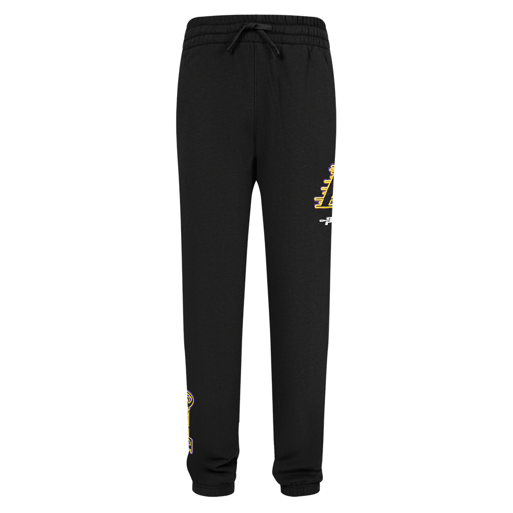 NBA LOS ANGELES LAKERS CLASSIC PANTALON OUATÉ EN MOLLETON POUR GARÇON BAMBIN (NOIR)