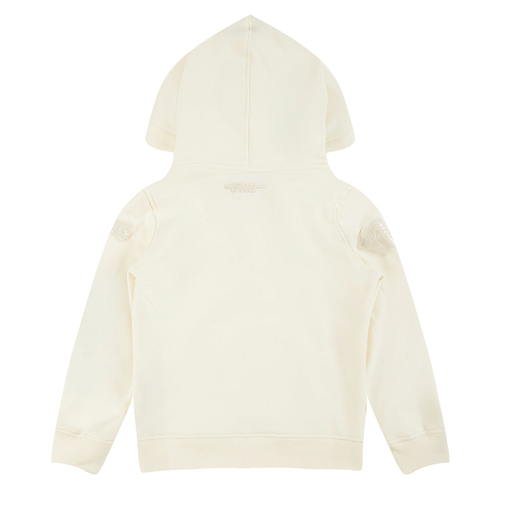 NBA LOS ANGELES LAKERS NEUTRAL TODDLER BOYS FLEECE PULLOVER HOODIE (EGGSHELL)