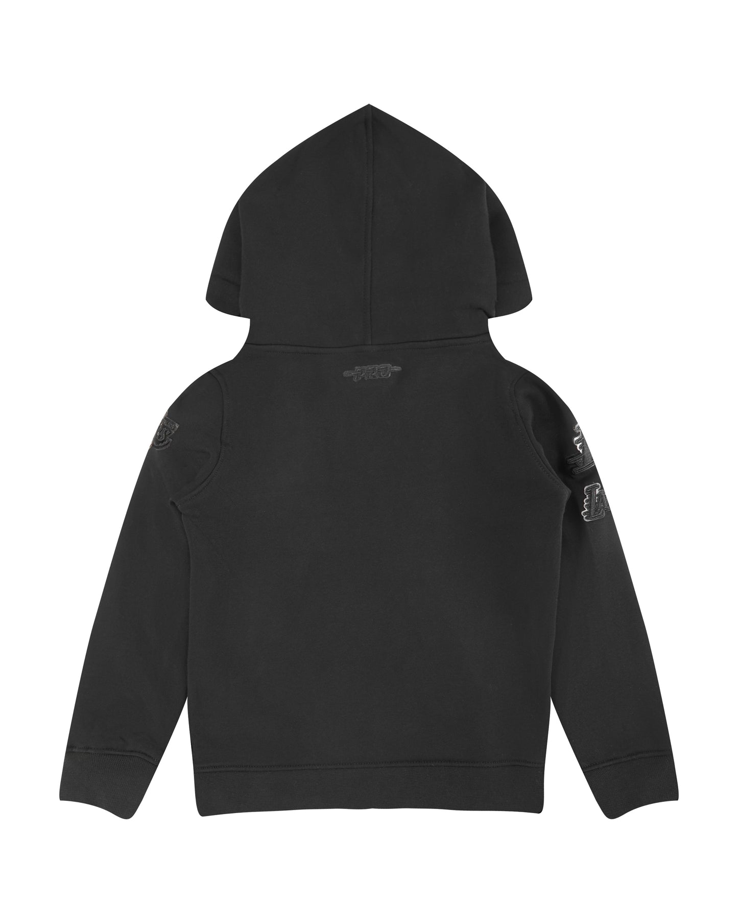 NBA LOS ANGELES LAKERS TRIPLE BLACK TODDLER BOYS FLEECE PULLOVER HOODIE (BLACK)