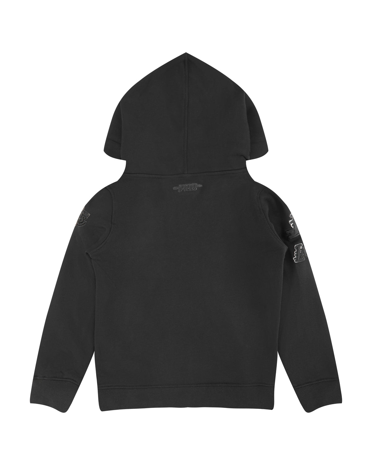 NBA LOS ANGELES LAKERS TRIPLE BLACK TODDLER BOY'S FLEECE PULLOVER HOODIE (BLACK)