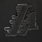 NBA LOS ANGELES LAKERS TRIPLE BLACK TODDLER BOY'S FLEECE PULLOVER HOODIE (BLACK)