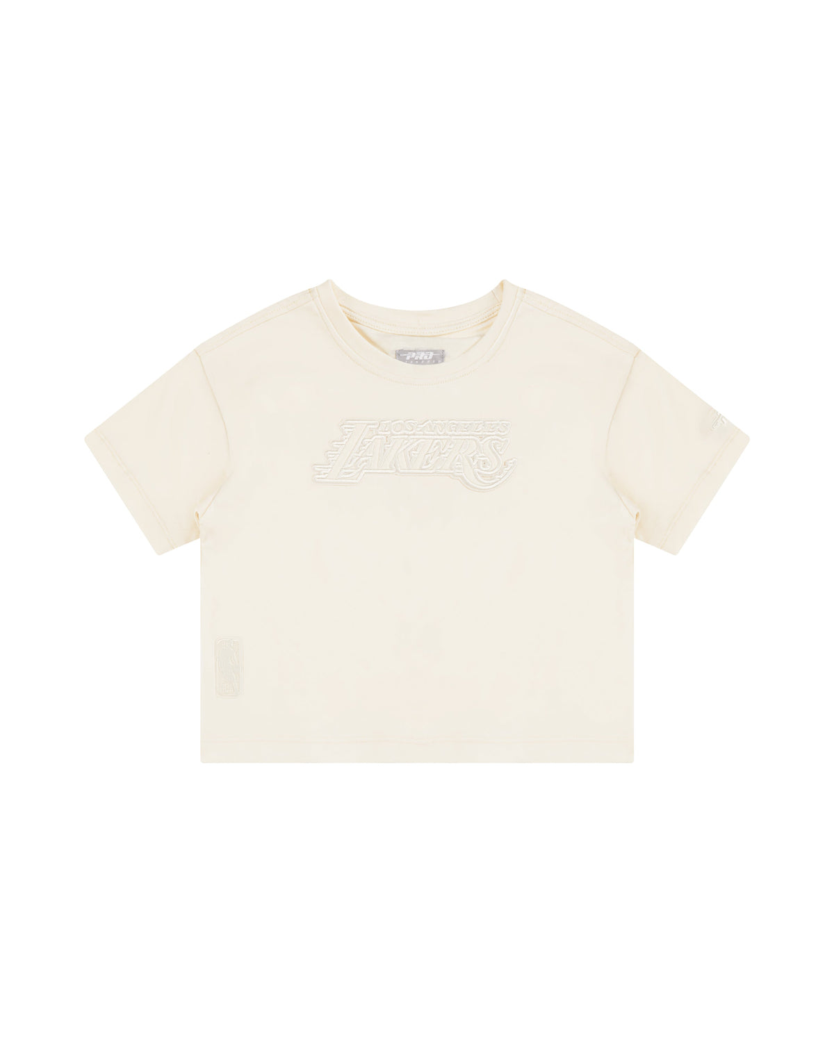NBA LOS ANGELES LAKERS NEUTRAL T-SHIRT À COUPE CARRÉE À MANCHES COURTES POUR FILLE BAMBIN (COQUILLE D'ŒUF)