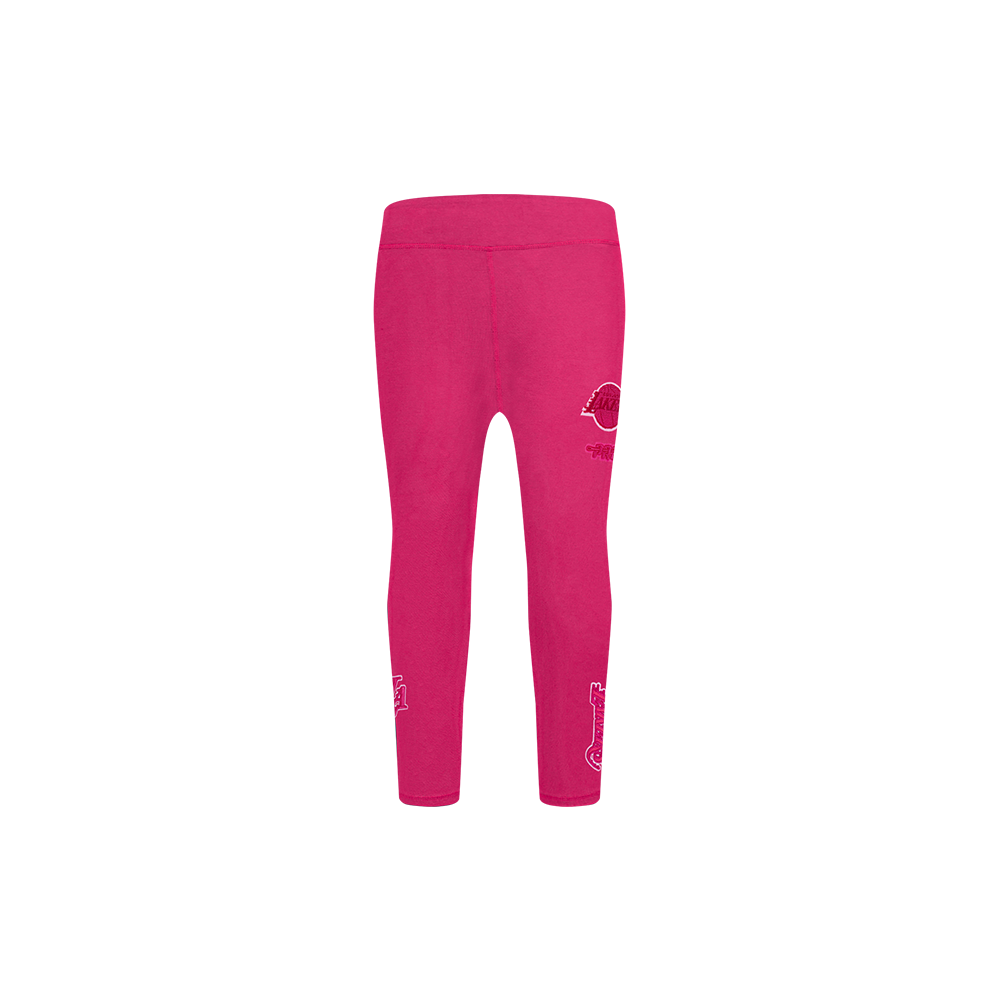 NBA LOS ANGELES LAKERS LEGGING TRIPLE ROSE POUR FILLE BAMBIN (VIOLET BETTERAVE)