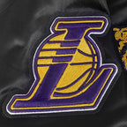 NBA LOS ANGELES LAKERS GAME DAY CLASSICS BLOUSON EN SATIN POUR FEMME (NOIR)