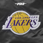 NBA LOS ANGELES LAKERS GAME DAY CLASSICS BLOUSON EN SATIN POUR FEMME (NOIR)