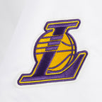 NBA LOS ANGELES LAKERS CLASSIC WOMEN'S SATIN JACKET (WHITE)
