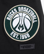 NBA MILWAUKEE BUCKS SCRIPT TAIL T-SHIRT POUR HOMME (NOIR)