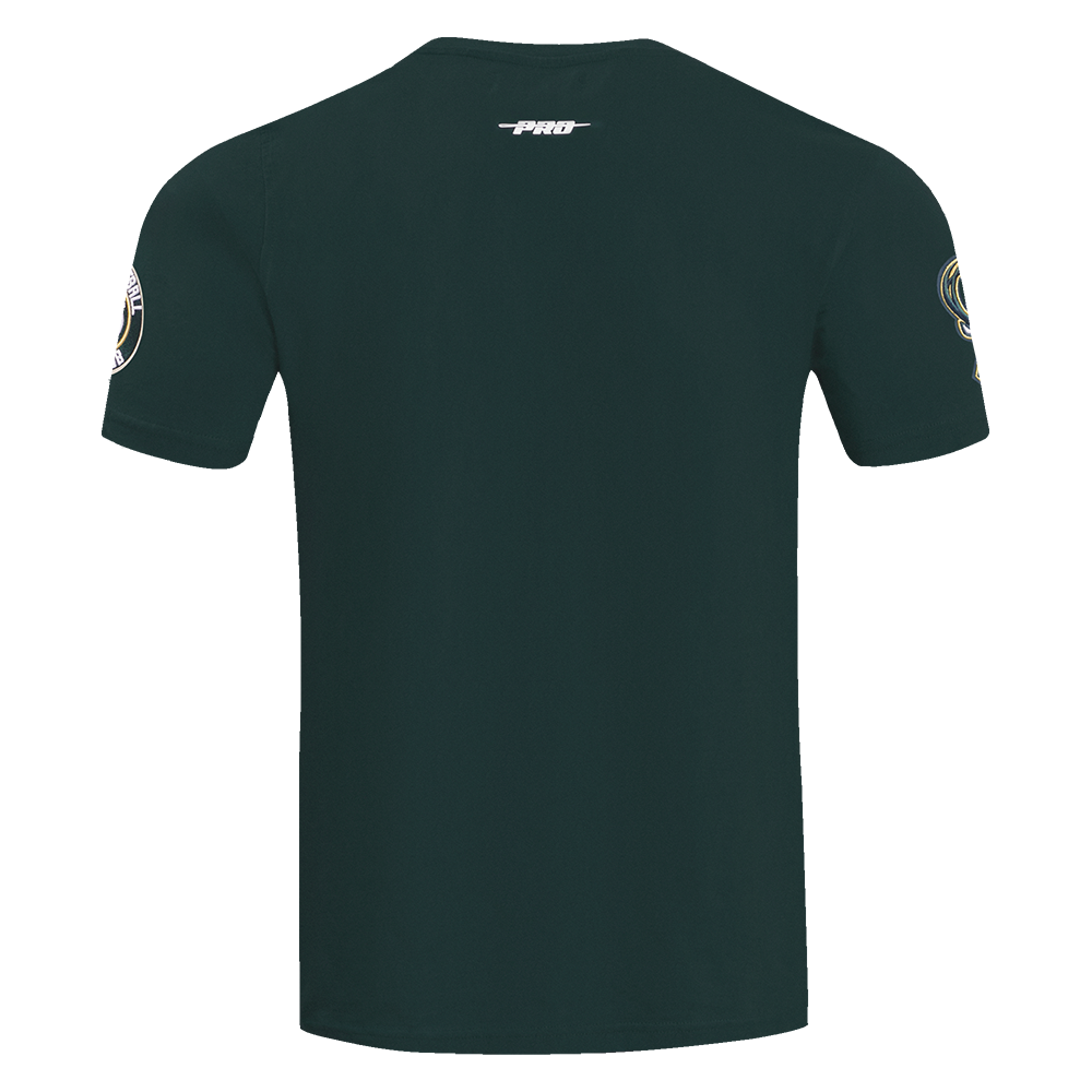NBA MILWAUKEE BUCKS SCRIPT TAIL T-SHIRT POUR HOMME (VERT FORÊT)