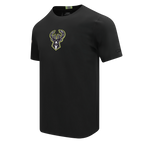NBA MILWAUKEE BUCKS UNDER THE LIGHTS MEN'S SINGLE JERSEY TEE (BLACK)