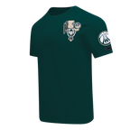 NBA MILWAUKEE BUCKS CITY RANSOM T-SHIRT EN JERSEY SIMPLE POUR HOMME (VERT FORÊT)