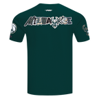NBA MILWAUKEE BUCKS CITY RANSOM T-SHIRT EN JERSEY SIMPLE POUR HOMME (VERT FORÊT)
