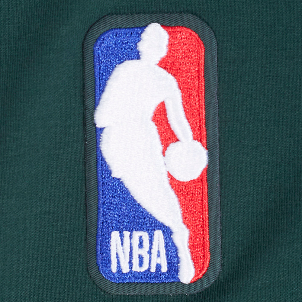 NBA MILWAUKEE BUCKS CITY RANSOM T-SHIRT EN JERSEY SIMPLE POUR HOMME (VERT FORÊT)