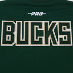 NBA MILWAUKEE BUCKS CITY RANSOM T-SHIRT EN JERSEY SIMPLE POUR HOMME (VERT FORÊT)