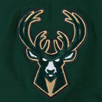 NBA MILWAUKEE BUCKS CITY RANSOM T-SHIRT EN JERSEY SIMPLE POUR HOMME (VERT FORÊT)
