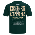 NBA MILWAUKEE BUCKS CITY TOUR 2.0 T-SHIRT EN JERSEY DE COTON À ÉPAULES TOMBANTES POUR HOMME (VERT FORÊT)