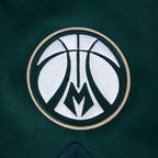 NBA MILWAUKEE BUCKS SOUVENIR BLOUSON D'ÉCHAUFFEMENT POUR HOMME (VERT FORÊT)