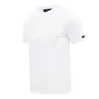 NBA MILWAUKEE BUCKS WHITE OUT T-SHIRT EN JERSEY SIMPLE POUR HOMME (BLANC)