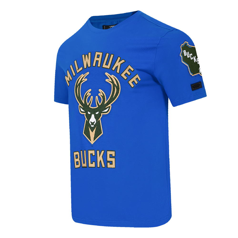 NBA MILWAUKEE BUCKS CITY EDITION 24-25 MEN'S   TEE (ROYAL BLUE)