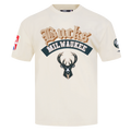 NBA MILWAUKEE BUCKS BEST OF T-SHIRT À ÉPAULES TOMBANTES POUR HOMME (COQUILLE D'ŒUF)
