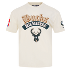 NBA MILWAUKEE BUCKS BEST OF T-SHIRT À ÉPAULES TOMBANTES POUR HOMME (COQUILLE D'ŒUF)