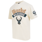 NBA MILWAUKEE BUCKS BEST OF T-SHIRT À ÉPAULES TOMBANTES POUR HOMME (COQUILLE D'ŒUF)